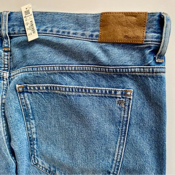 NWT 💙 Madewell 90s Low-Rise Straight Full Length Denim Jeans, Size 33, #N0652 - Image 13