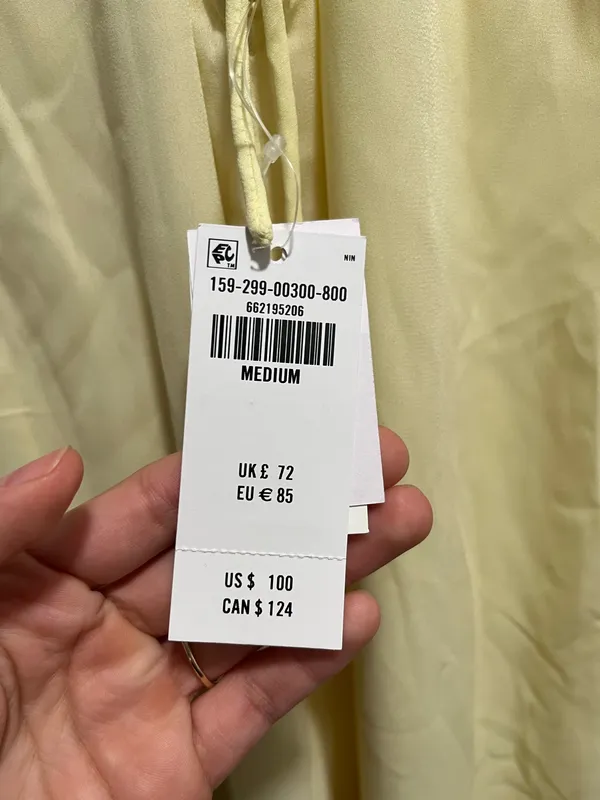 Abercrombie Tie-Back Sheer Slip Midi Dress - Image 10