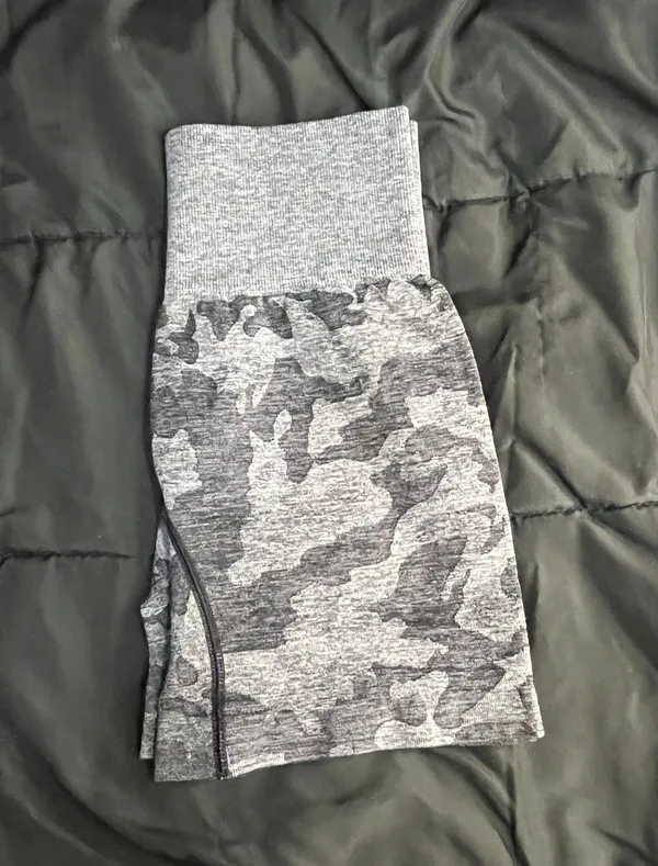 Charcoal Camo Shorts Black - Image 4