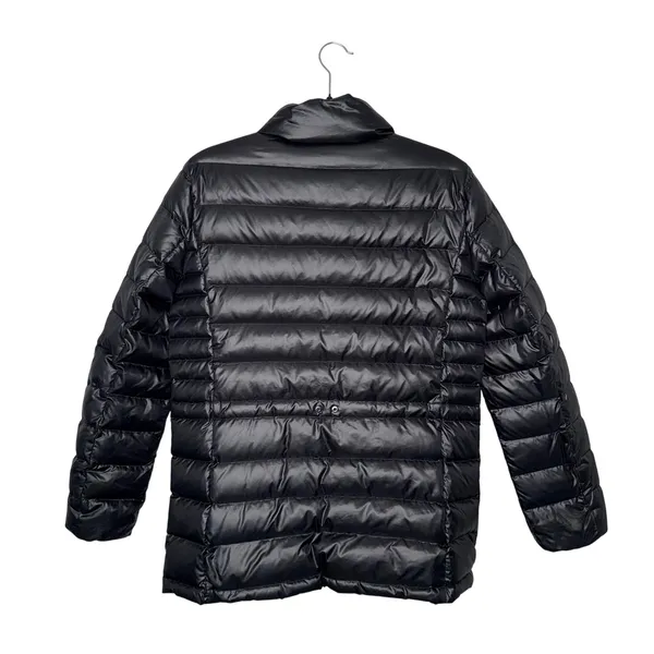 Polo Ralph Lauren Puffer Jacket Women Medium Black Excellent Down Quilted Coat - Image 4