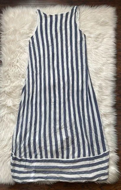 Striped High Low Maxi Dress - Image 6