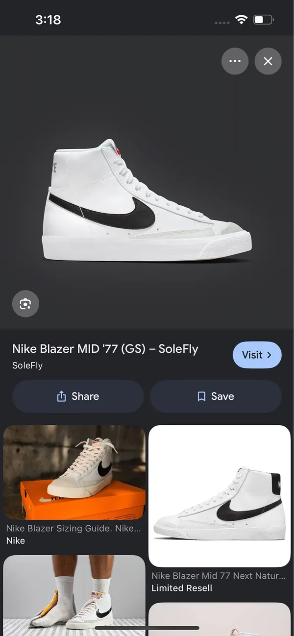 Nike Blazer Mid 77 Shoes - Image 2