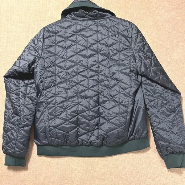 Under Armour Coldgear‎ Reactor Puffer Jacket Women's Large Quilted Zip Up Green - Image 2