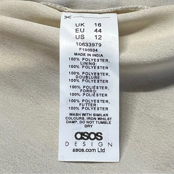 Asos Womens Fairy Boho Maxi Dress Size 12 Hippie Festival Cottage Ditsy Floral - Image 9
