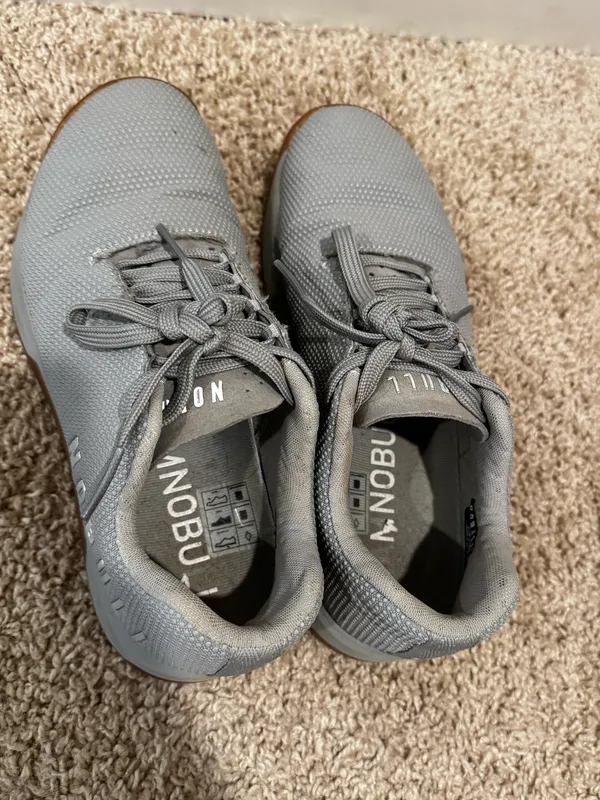 NOBULL Gray Gum Sole Training Shoes - Image 6