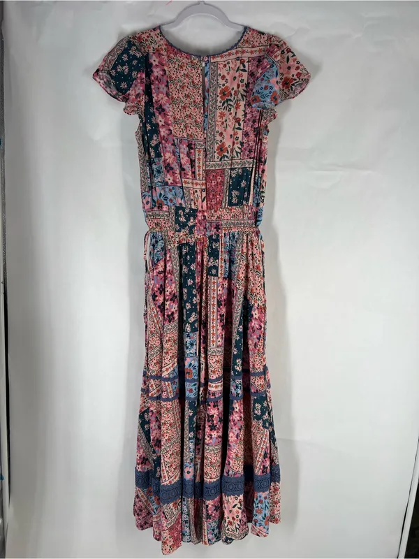Matilda Jane The Wildlife Patchwork Floral Maxi Dress Size S - Image 11