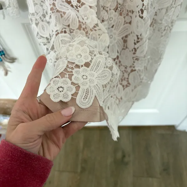 White Lace Dress (Selfie Leslie) - Image 7