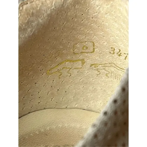 Gabor Comfort Womens Ballet Flat Gold Metallic Leather Suede Shoes UK 6 US 8 - Image 8