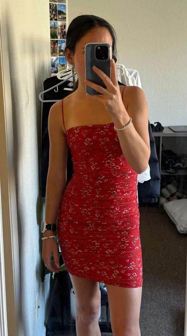 Red Dress Size XXS - Image 2