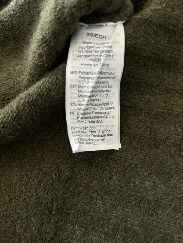 J. Crew Olive Green Turtleneck Sweater - Image 4
