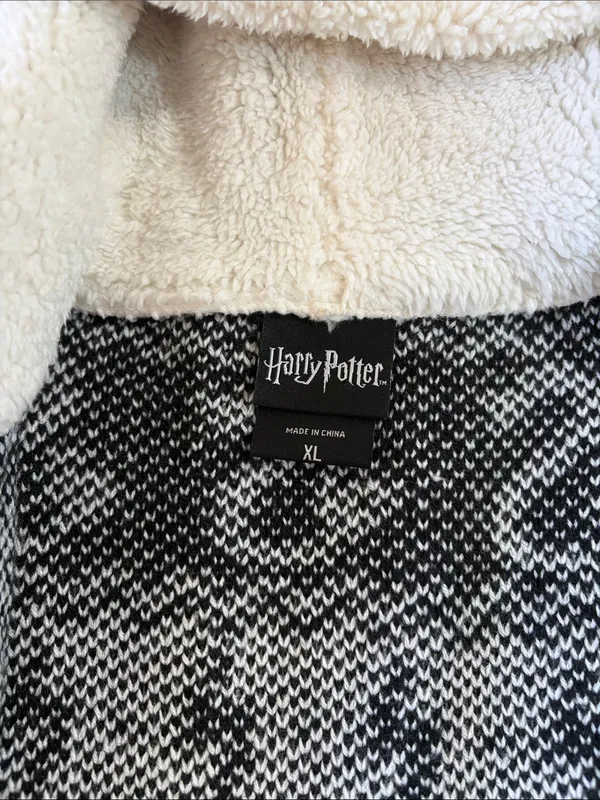 Harry Potter Fair Isle Open Cardigan Hooded Sweater - Image 10