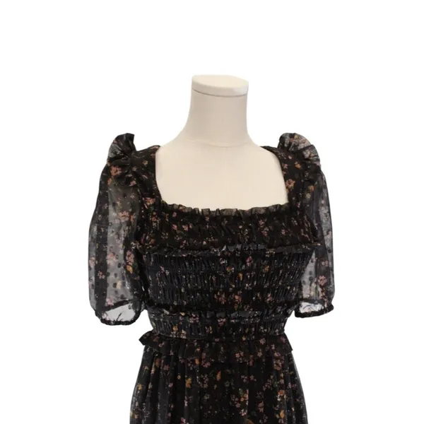 Slate & Willow Puff Sleeve Smocked Dress Size Medium - Image 7