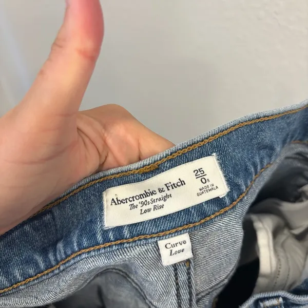 Abercrombie and Fitch low rise the 90s straight jeans - Image 2