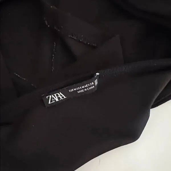 Zara Black Bustier top EUC - Image 5