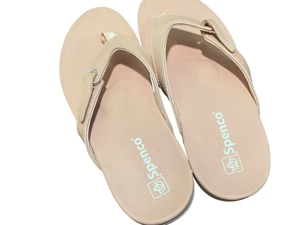 Spenco‎ Women’s Size 8D Ava Orthotic Sandals Pale Blush Pink Adjustable Leather - Image 4