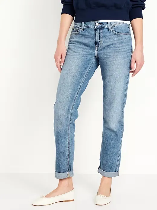 Old Navy Boyfriend Jeans Mid-Rise - Image 4