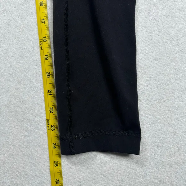 Lululemon Women’s Crop Leggings Size 4 Black High Rise Athletic Yoga Pants - Image 8