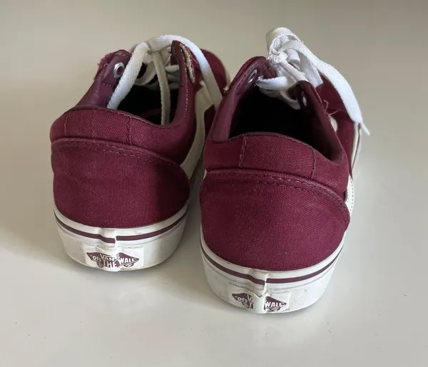 Vans Old Skool burgundy low top sneakers - Image 4