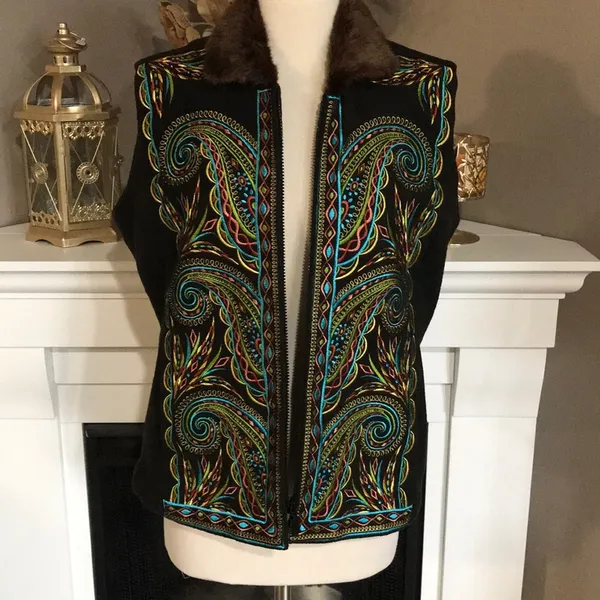 Bob Mackie Wearable Art Embroidered Fleece… - Image 72