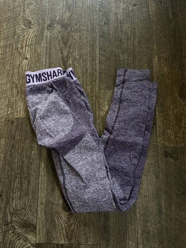 Purple Gymshark Flex Leggings - Image 4