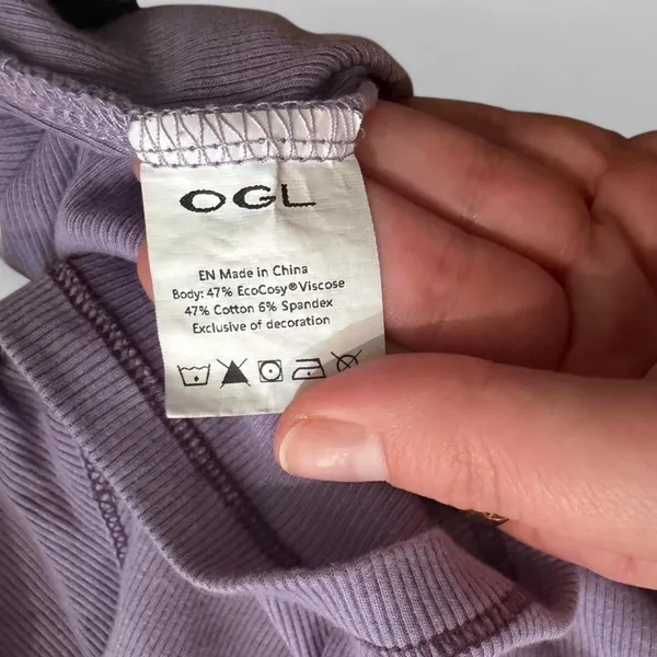 OGL Purple Cropped Tee 🦄 - Image 2