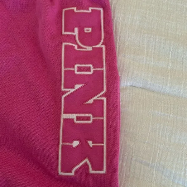 Victoria's Secret PINK Ivy Fleece Classic Shorts, Color Pink, Size Small, NWT - Image 5