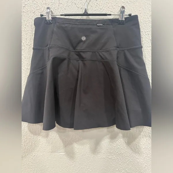 Athleta Ace Tennis 13.5" Skort Women's S Black Athletic Bottom - Image 2