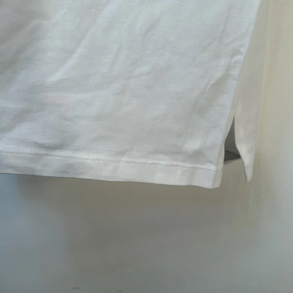 Lands End Womens White Cotton Sleeveless Embroidered Cover Up Dress XL 18 Resort - Image 6