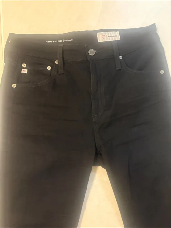Agolde Women's Black Bootcut Jeans with Frayed Hem - Image 2