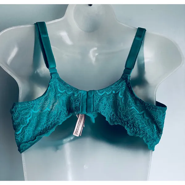 Victoria's Secret Bra Dream Angels Demi 38D Turquoise - Image 8