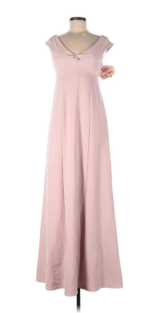 Show Me Your Mumu Zurich Knot Gown in Vintage Rose Stretch Crepe S NWT - Image 3