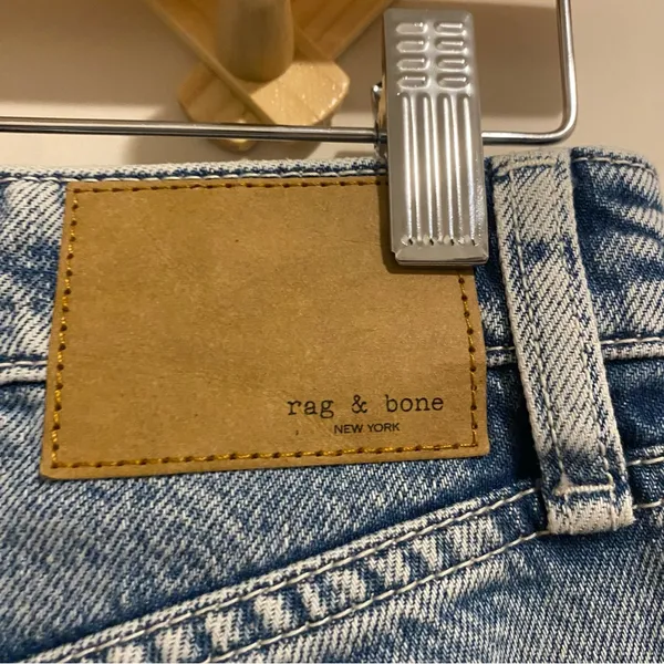 Rag and Bone High Rise Straight Leg Jeans size 23 - Image 9