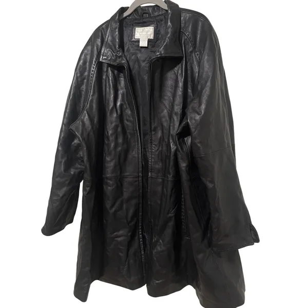 Worthington Women's Black Genuine Lambskin Leather Jacket 3X - Image 9