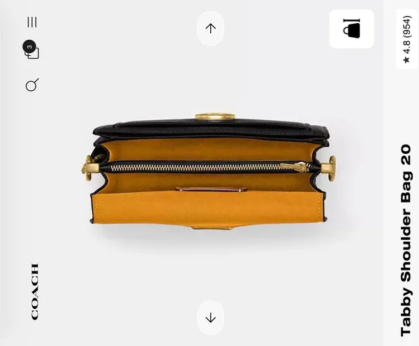Coach Purse Black - Image 3