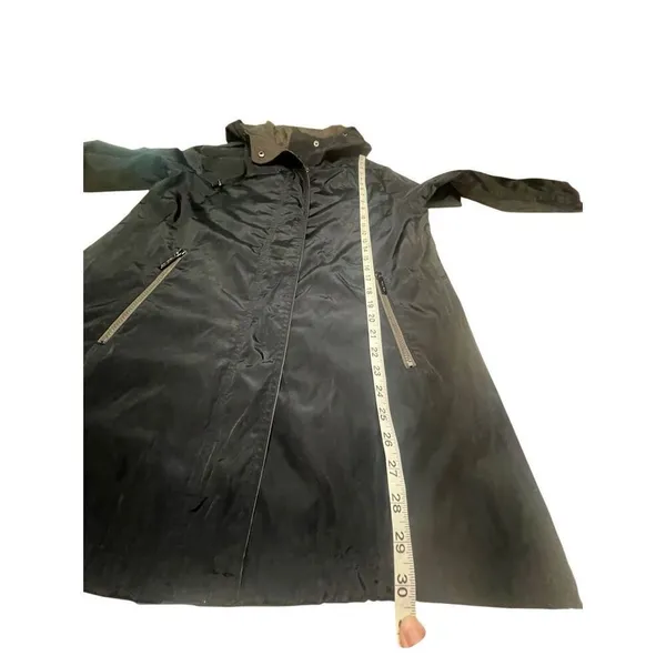 Michael Kors Windbreaker Jacket Sz S black Black/Gray - Image 6