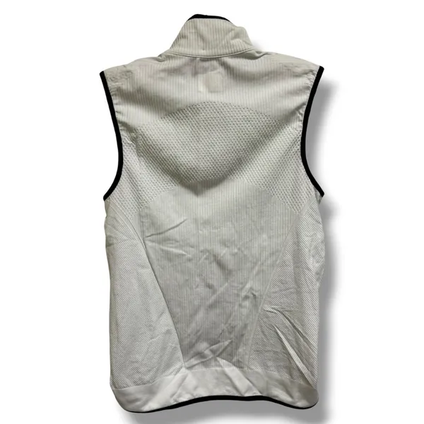 Athleta Insulated Flurry PrimaLoft Vest White Black M 383708 Quilted Hybrid - Image 5