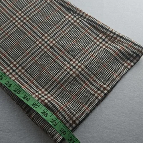 By Together Multicolor‎ High Rise Houndstooth Plaid Wide Leg Pants Size Small - Image 7