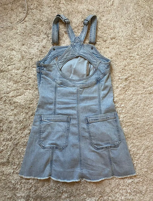 American Eagle Denim Mini Dress - Image 4