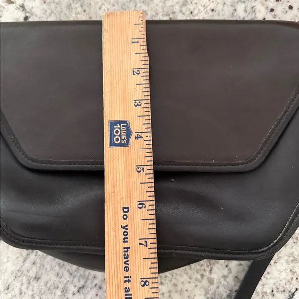 Vintage‎ COACH #9947 "Vista" Black Leather Crossbody Bag Purse Saddle 90’s - Image 9