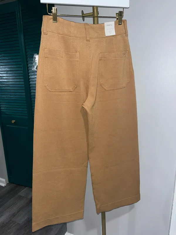 Anthropologie NWT The Colette Knit Crop Wide-Leg Pants by Maeve - Image 6