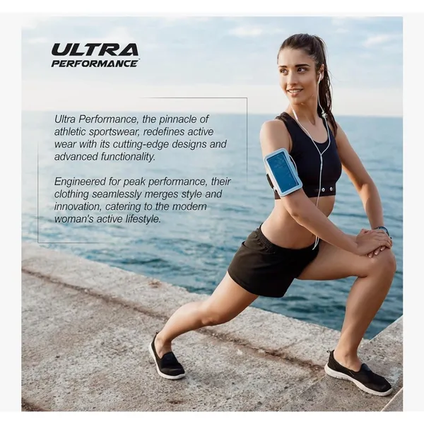 Ultra Performance Running Shorts With Liner Drawstring Waist Gray Womens L NWT - Image 3