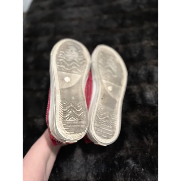 True Religion beaded cherry red slip on sneakers Aubrie shoes 10 bling bling - Image 6
