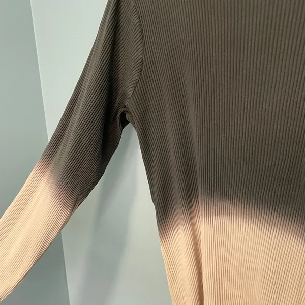 Venus sweater! Tie side blue and cream tunic top! - Image 3