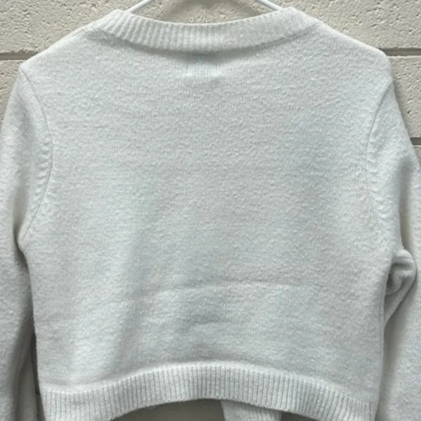 Princess Polly White Cardigan Sweater size XS/S - Image 8