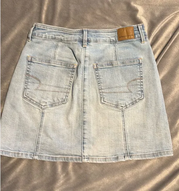 American Eagle Outfitters Button Skirt Jean - Image 2