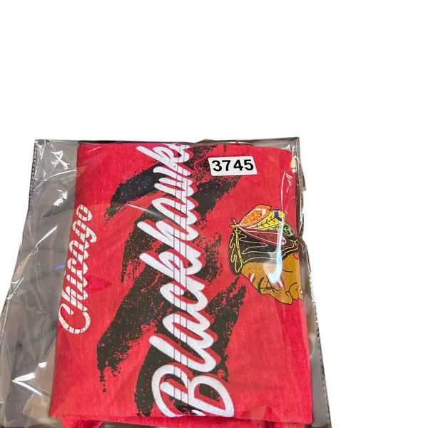 Fanatics Chicago Blackhawks Womens Small Red Heather NHL Graphic‎ T-Shirt NWT - Image 9