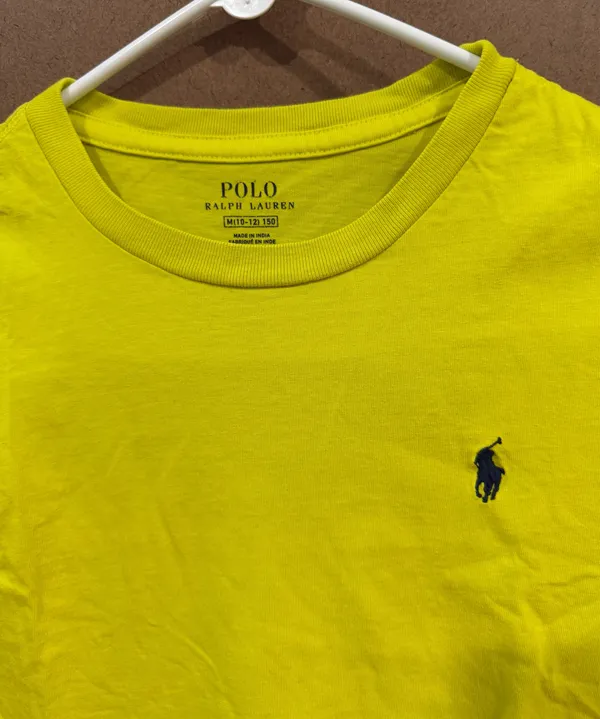 Polo Ralph Lauren kids T-Shirt yellow M 10/12 - Image 2