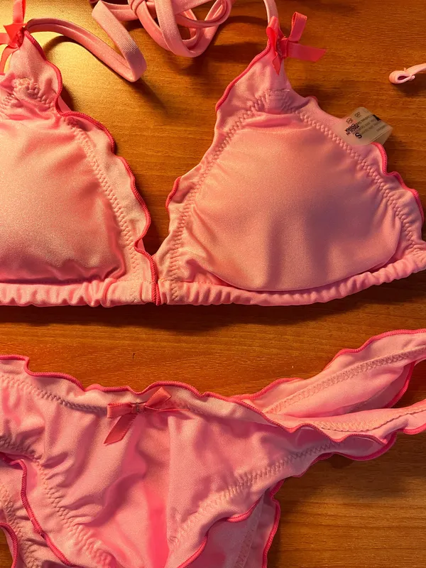 Seamolly Pink Ruffle Bikini - Image 2