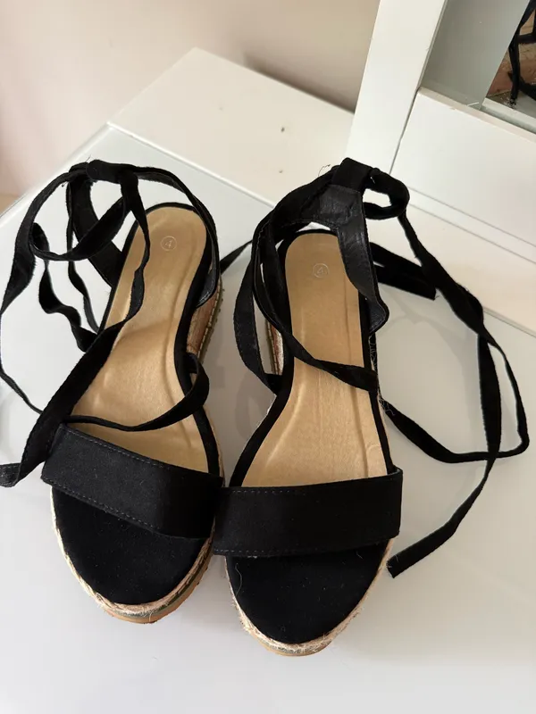 Platform sandals Black Size 4 - Image 2