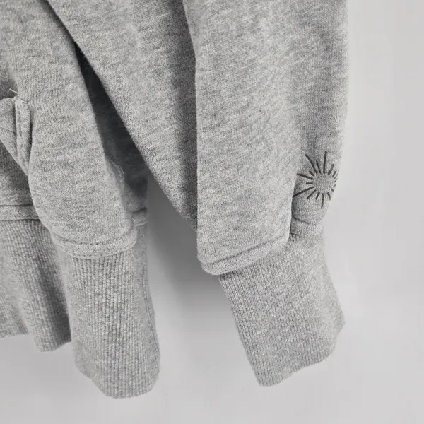 OFFLINE by Aerie Hoodie Womens XXS Full‎ Zip Heather Gray French Terry EXCELLENT - Image 3